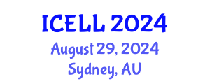 International Conference on English Language and Linguistics (ICELL) August 29, 2024 - Sydney, Australia