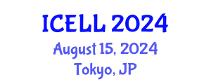 International Conference on English Language and Linguistics (ICELL) August 15, 2024 - Tokyo, Japan