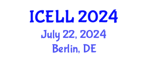 International Conference on English Language and Linguistics (ICELL) July 22, 2024 - Berlin, Germany