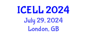 International Conference on English Language and Linguistics (ICELL) July 29, 2024 - London, United Kingdom
