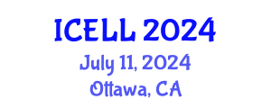 International Conference on English Language and Linguistics (ICELL) July 11, 2024 - Ottawa, Canada