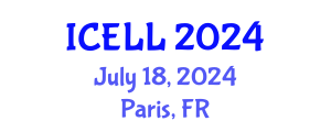 International Conference on English Language and Linguistics (ICELL) July 18, 2024 - Paris, France