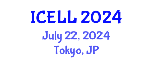 International Conference on English Language and Linguistics (ICELL) July 22, 2024 - Tokyo, Japan