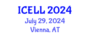 International Conference on English Language and Linguistics (ICELL) July 29, 2024 - Vienna, Austria