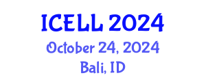 International Conference on English Language and Linguistics (ICELL) October 24, 2024 - Bali, Indonesia