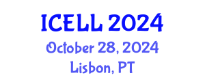 International Conference on English Language and Linguistics (ICELL) October 28, 2024 - Lisbon, Portugal