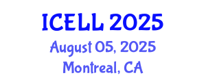 International Conference on English Language and Linguistics (ICELL) August 05, 2025 - Montreal, Canada
