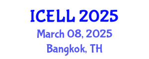 International Conference on English Language and Linguistics (ICELL) March 08, 2025 - Bangkok, Thailand