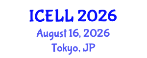 International Conference on English Language and Linguistics (ICELL) August 16, 2026 - Tokyo, Japan