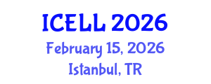 International Conference on English Language and Linguistics (ICELL) February 15, 2026 - Istanbul, Turkey