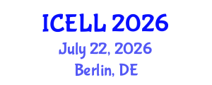 International Conference on English Language and Linguistics (ICELL) July 22, 2026 - Berlin, Germany