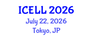 International Conference on English Language and Linguistics (ICELL) July 22, 2026 - Tokyo, Japan