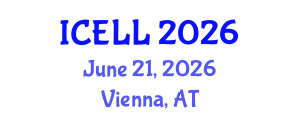 International Conference on English Language and Linguistics (ICELL) June 21, 2026 - Vienna, Austria