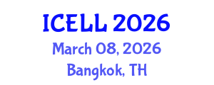 International Conference on English Language and Linguistics (ICELL) March 08, 2026 - Bangkok, Thailand