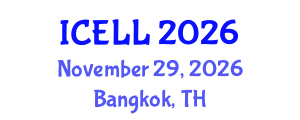 International Conference on English Language and Linguistics (ICELL) November 29, 2026 - Bangkok, Thailand