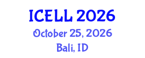 International Conference on English Language and Linguistics (ICELL) October 25, 2026 - Bali, Indonesia