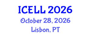 International Conference on English Language and Linguistics (ICELL) October 28, 2026 - Lisbon, Portugal