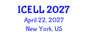 International Conference on English Language and Linguistics (ICELL) April 22, 2027 - New York, United States