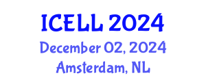 International Conference on English Language and Literature (ICELL) December 02, 2024 - Amsterdam, Netherlands