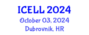 International Conference on English Language and Literature (ICELL) October 03, 2024 - Dubrovnik, Croatia