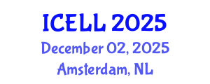 International Conference on English Language and Literature (ICELL) December 02, 2025 - Amsterdam, Netherlands