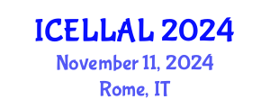 International Conference on English Language Learning and Applied Linguistics (ICELLAL) November 11, 2024 - Rome, Italy