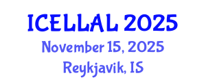 International Conference on English Language Learning and Applied Linguistics (ICELLAL) November 15, 2025 - Reykjavik, Iceland