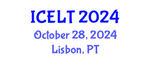 International Conference on English Language Teaching (ICELT) October 28, 2024 - Lisbon, Portugal