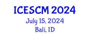 International Conference on Enterprise and Supply Chain Management (ICESCM) July 15, 2024 - Bali, Indonesia