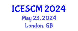 International Conference on Enterprise and Supply Chain Management (ICESCM) May 23, 2024 - London, United Kingdom