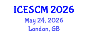 International Conference on Enterprise and Supply Chain Management (ICESCM) May 24, 2026 - London, United Kingdom