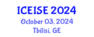 International Conference on Enterprise Information Systems and Engineering (ICEISE) October 03, 2024 - Tbilisi, Georgia