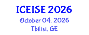 International Conference on Enterprise Information Systems and Engineering (ICEISE) October 04, 2026 - Tbilisi, Georgia