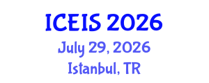 International Conference on Enterprise Information Systems (ICEIS) July 29, 2026 - Istanbul, Turkey International Conference on Enterprise Information Systems (ICEIS) July 29, 2026 - Istanbul, Turkey
