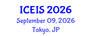 International Conference on Enterprise Information Systems (ICEIS) September 09, 2026 - Tokyo, Japan International Conference on Enterprise Information Systems (ICEIS) September 09, 2026 - Tokyo, Japan