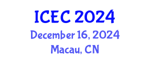 International Conference on Entertainment Computing (ICEC) December 16, 2024 - Macau, China
