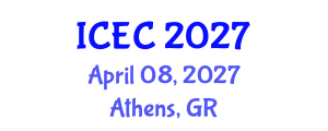 International Conference on Entertainment Computing (ICEC) April 08, 2027 - Athens, Greece International Conference on Entertainment Computing (ICEC) April 08, 2027 - Athens, Greece
