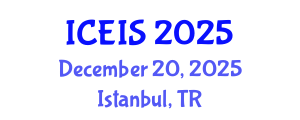 International Conference on Entomology and Insect Science (ICEIS) December 20, 2025 - Istanbul, Turkey