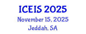 International Conference on Entomology and Insect Science (ICEIS) November 15, 2025 - Jeddah, Saudi Arabia