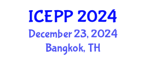 International Conference on Entomology and Plant Pathology (ICEPP) December 23, 2024 - Bangkok, Thailand