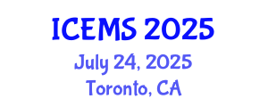 International Conference on Entrepreneurial Marketing and Sales (ICEMS) July 24, 2025 - Toronto, Canada