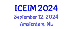 International Conference on Entrepreneurship and Innovation Management (ICEIM) September 12, 2024 - Amsterdam, Netherlands