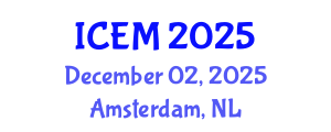 International Conference on Entrepreneurship and Management (ICEM) December 02, 2025 - Amsterdam, Netherlands