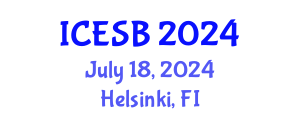 International Conference on Entrepreneurship and Small Business (ICESB) July 18, 2024 - Helsinki, Finland
