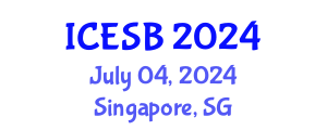 International Conference on Entrepreneurship and Small Business (ICESB) July 04, 2024 - Singapore, Singapore