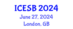International Conference on Entrepreneurship and Small Business (ICESB) June 27, 2024 - London, United Kingdom
