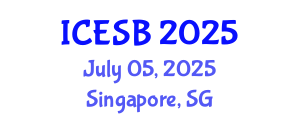 International Conference on Entrepreneurship and Small Business (ICESB) July 05, 2025 - Singapore, Singapore