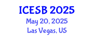 International Conference on Entrepreneurship and Small Business (ICESB) May 20, 2025 - Las Vegas, United States