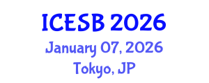 International Conference on Entrepreneurship and Small Business (ICESB) January 07, 2026 - Tokyo, Japan