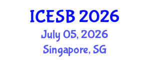 International Conference on Entrepreneurship and Small Business (ICESB) July 05, 2026 - Singapore, Singapore